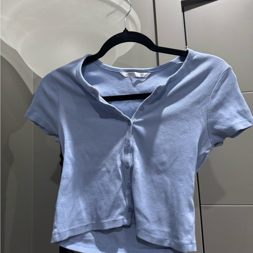 GAP Light Blue Short Sleeve Women's Tee